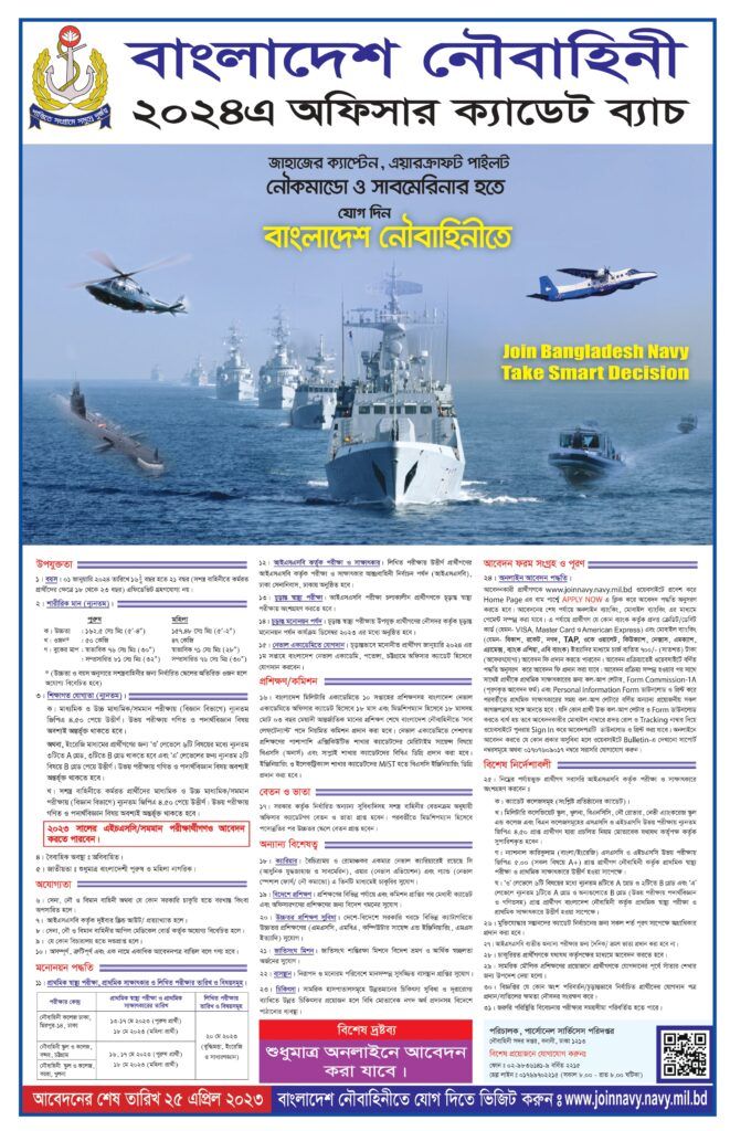 Bangladesh Navy Job Circular 2023