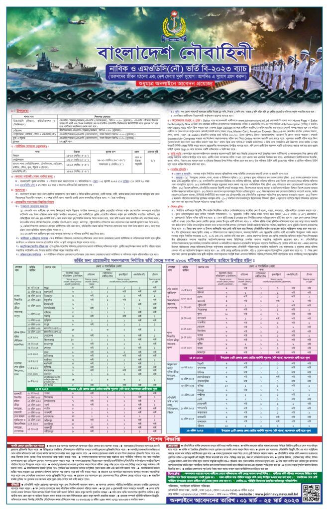 Bangladesh Navy job circular 2023 